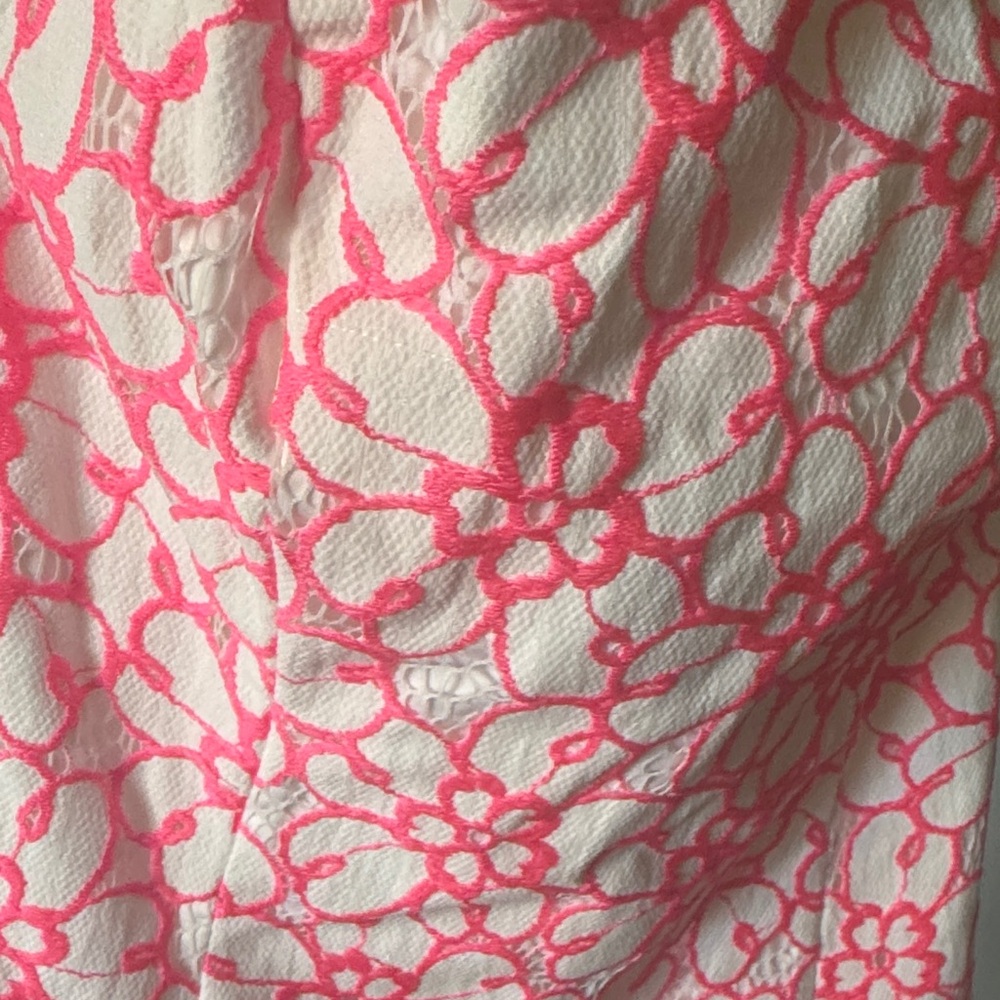 Lilly Pulitzer Strapless Pink Floral Dress - Picture 2 of 5